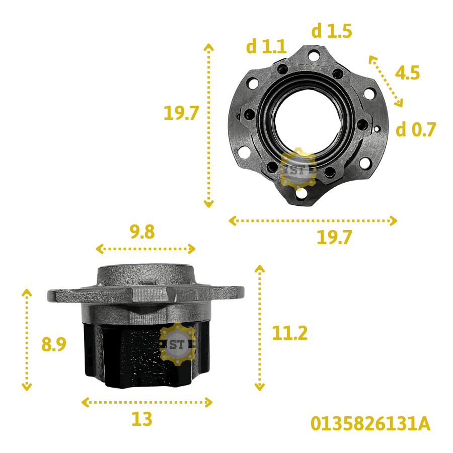 May ơ sau KIA 1T4 - N250 0135826131A 9 May ơ sau KIA 1T4 - N250 0135826131A - Ảnh 9