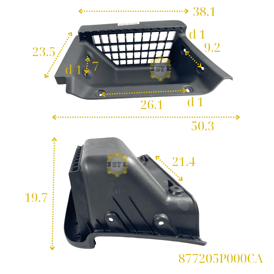 Ốp bậc lên xuống phải nhựa HD EX8 bản thiếu 877205P000CA 10 Ốp bậc lên xuống phải nhựa HD EX8 bản thiếu 877205P000CA - Ảnh 10