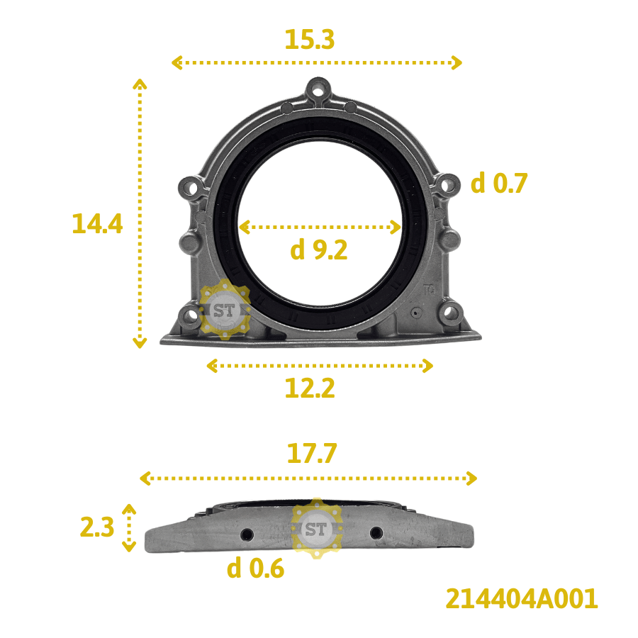 Ốp nhôm phớt đuôi cơ HD Poter 2 214404A001 2 Ốp nhôm phớt đuôi cơ HD Poter 2 214404A001 - Ảnh 2
