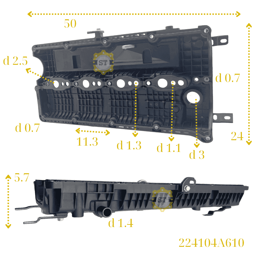Nắp giàn cò HD Solati - EX8 - 4A610 224104A610 2 Nắp giàn cò HD Solati - EX8 - 4A610 224104A610 - Ảnh 2