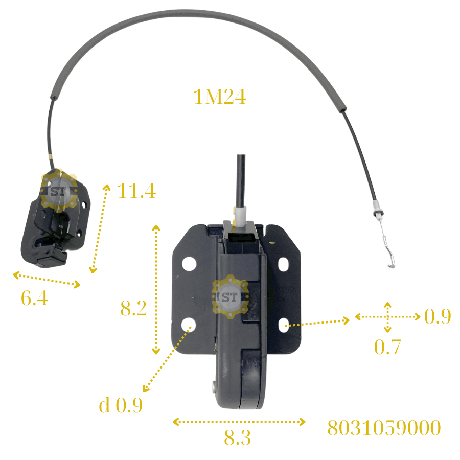 Ổ khóa ngậm cốp hậu trên HD Solati - LH 8031059000 9 Ổ khóa ngậm cốp hậu trên HD Solati - LH 8031059000 - Ảnh 9