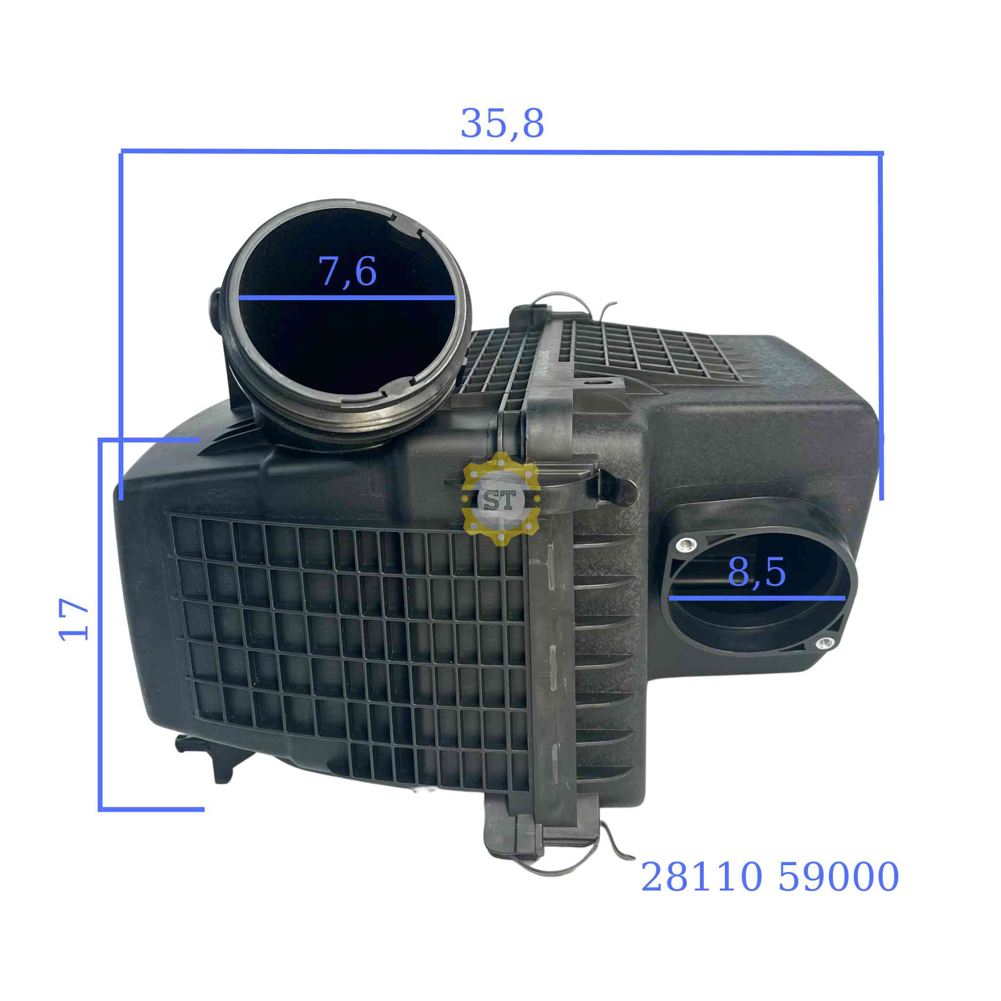 Bầu lọc gió HD SOLATI 2811059000 8 Bầu lọc gió HD SOLATI 2811059000 - Ảnh 8