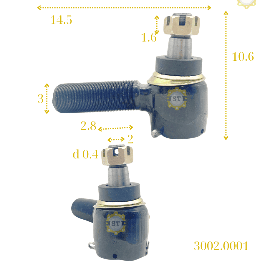 Rô tuyn lái HD EX8 bản thiếu RH 3002.0001 4 Rô tuyn lái HD EX8 bản thiếu RH 3002.0001 - Ảnh 4