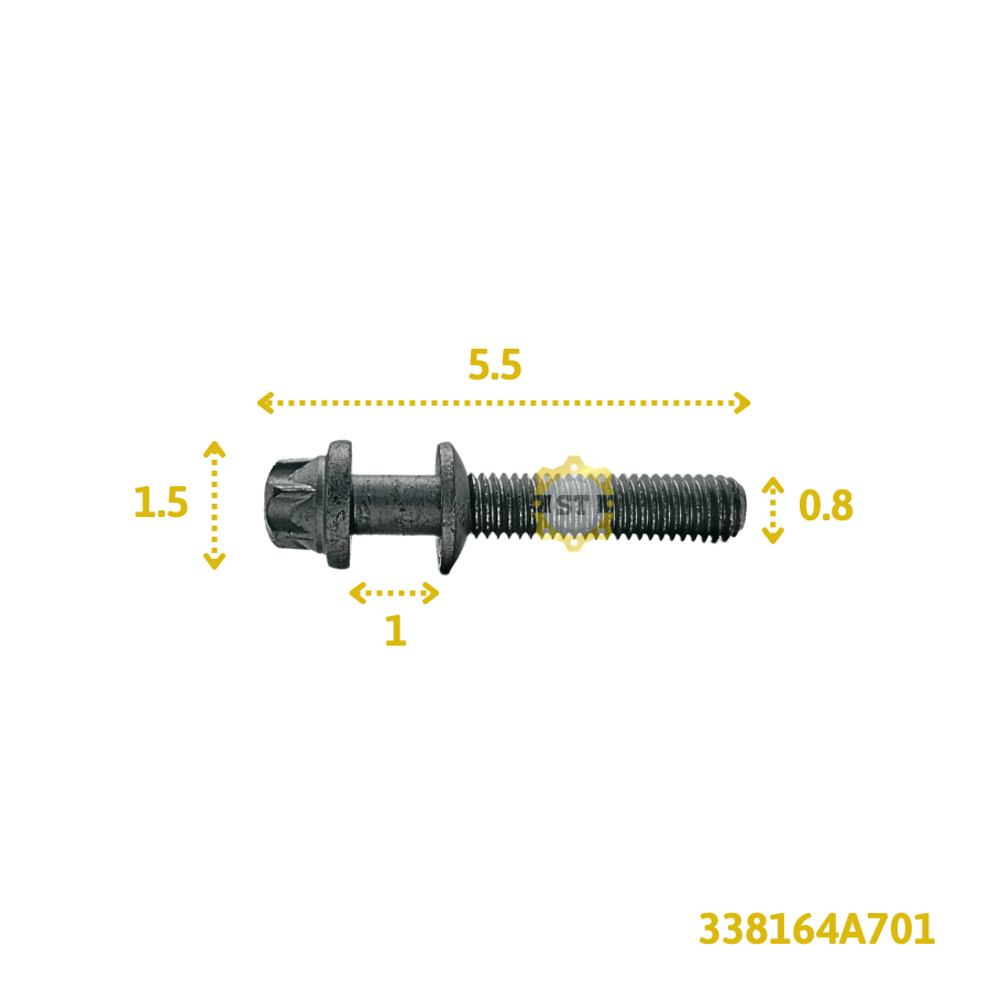 Ốc bắt kim phun HD Poter 2 338164A701 9 Ốc bắt kim phun HD Poter 2 338164A701 - Ảnh 9