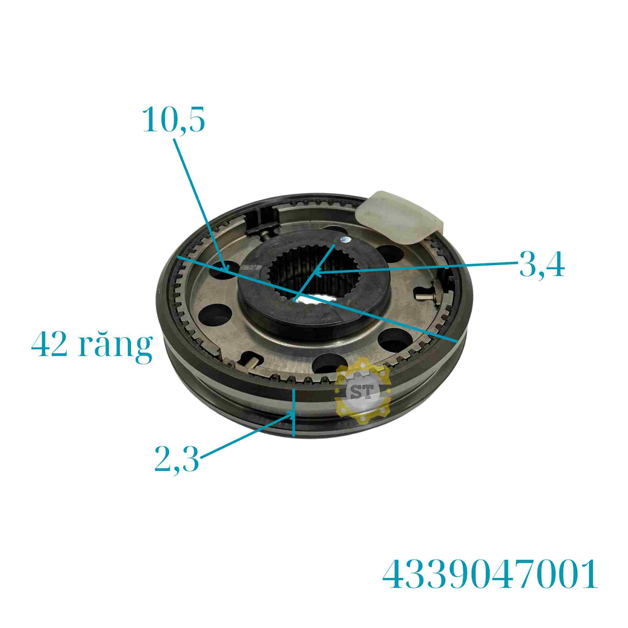 Lồng tốc số lùi H100 4339047001 9 Lồng tốc số lùi H100 4339047001