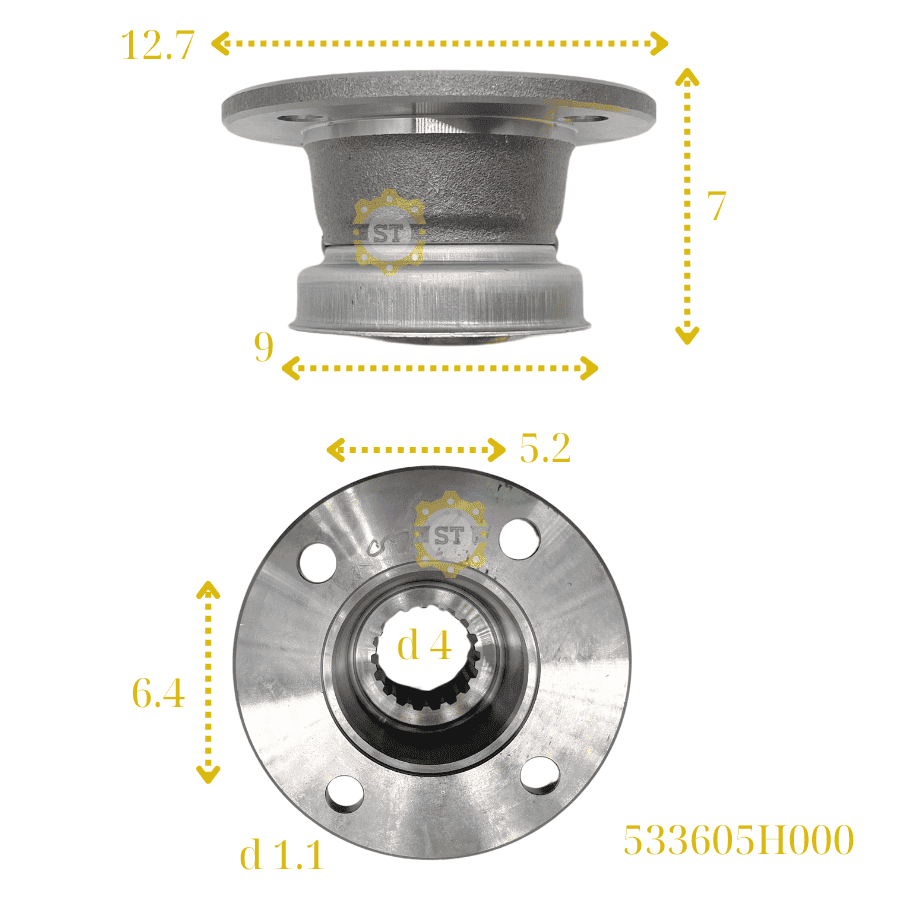 Mặt bích cầu HD County tròn 533605H000 9 Mặt bích cầu HD County tròn 533605H000 - Ảnh 9
