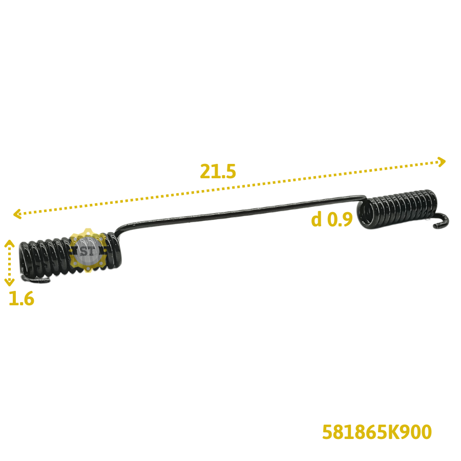 Lò xo kéo má phanh HD Ecounty 581865K900 8 Lò xo kéo má phanh HD Ecounty 581865K900 - Ảnh 8