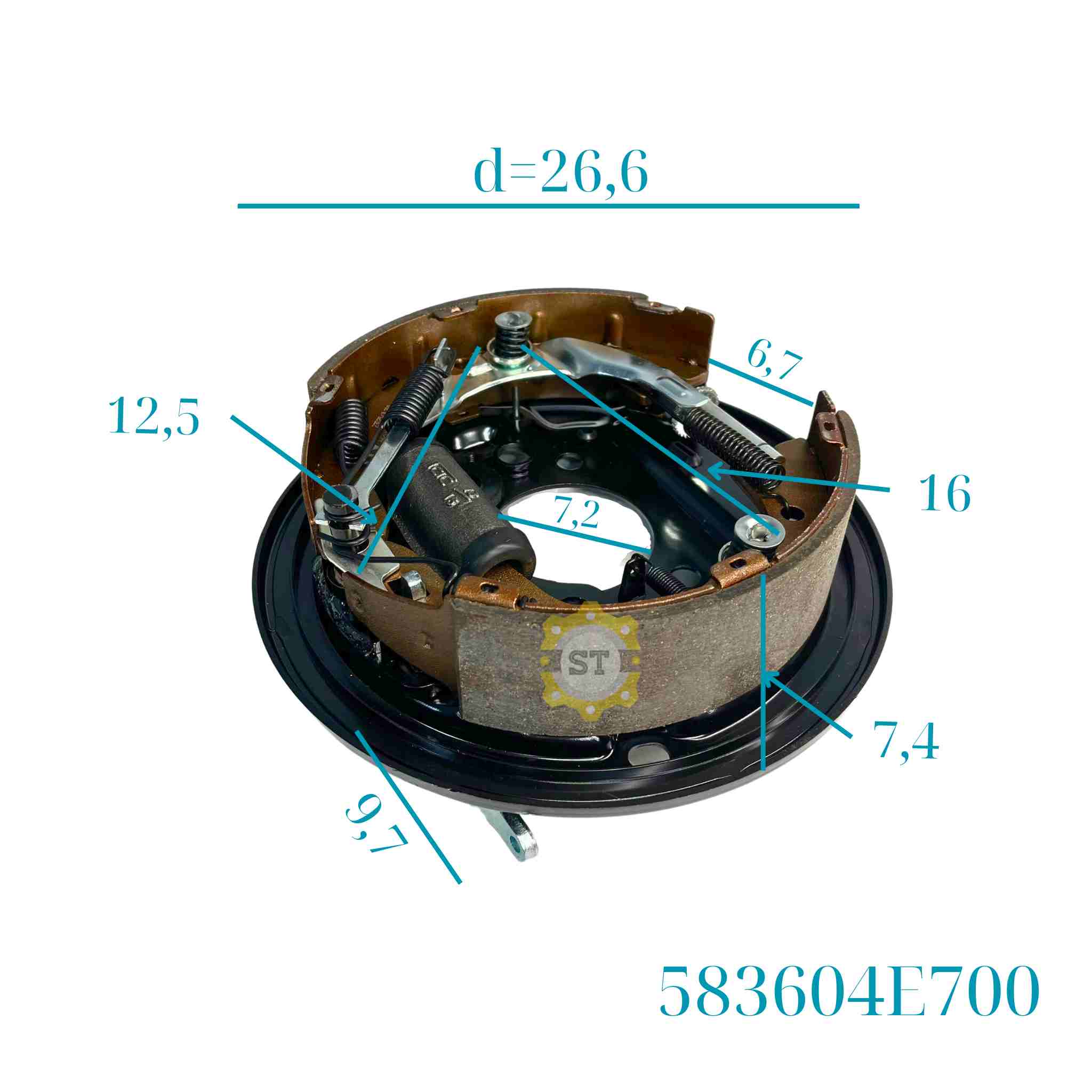 Mâm dừng Kia Bogo 3 1T RH 203-120 GY(N250-K250) 583604E700 9 Mâm dừng Kia Bogo 3 1T RH 203-120 GY(N250-K250) 583604E700 - Ảnh 9