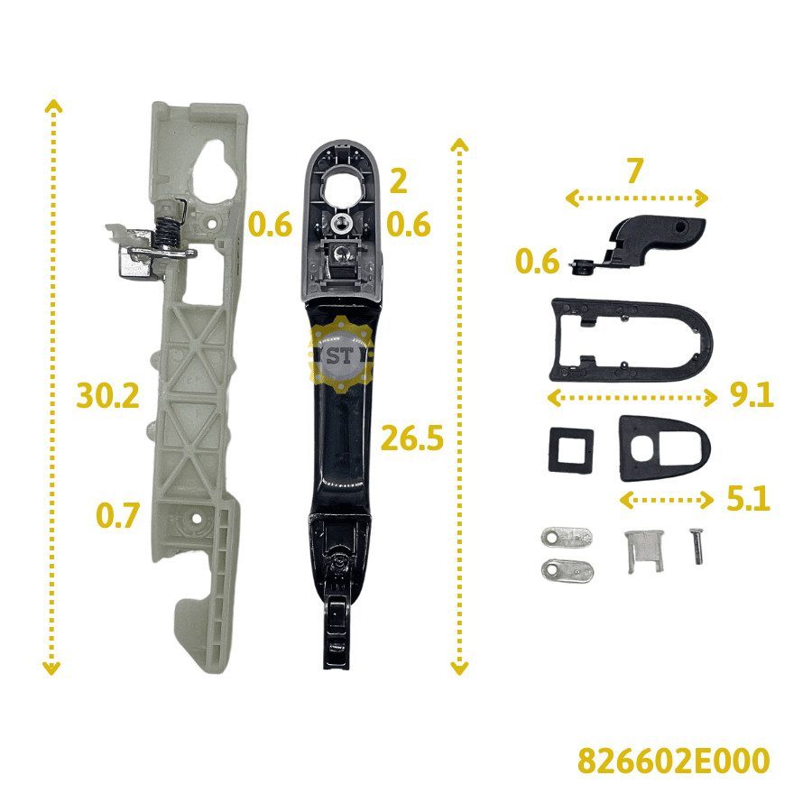 TAY MỞ CỬA TRƯỚC HYUNDAI TUCSON 826502E000 / 826602E000 9 TAY MỞ CỬA TRƯỚC HYUNDAI TUCSON 826502E000 / 826602E000
