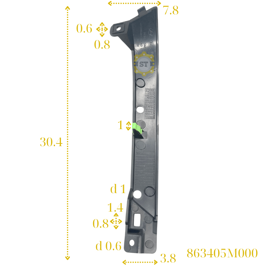 Ốp dưới đèn pha HD EX8 bản đủ LH 863405M000 9 Ốp dưới đèn pha HD EX8 bản đủ LH 863405M000 - Ảnh 9