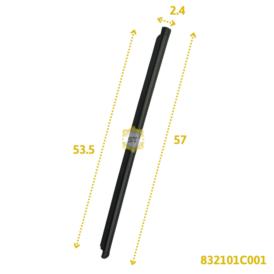 Nẹp kính cửa ngoài sau HD Getz LH 832101C001 9 Nẹp kính cửa ngoài sau HD Getz LH 832101C001 - Ảnh 9