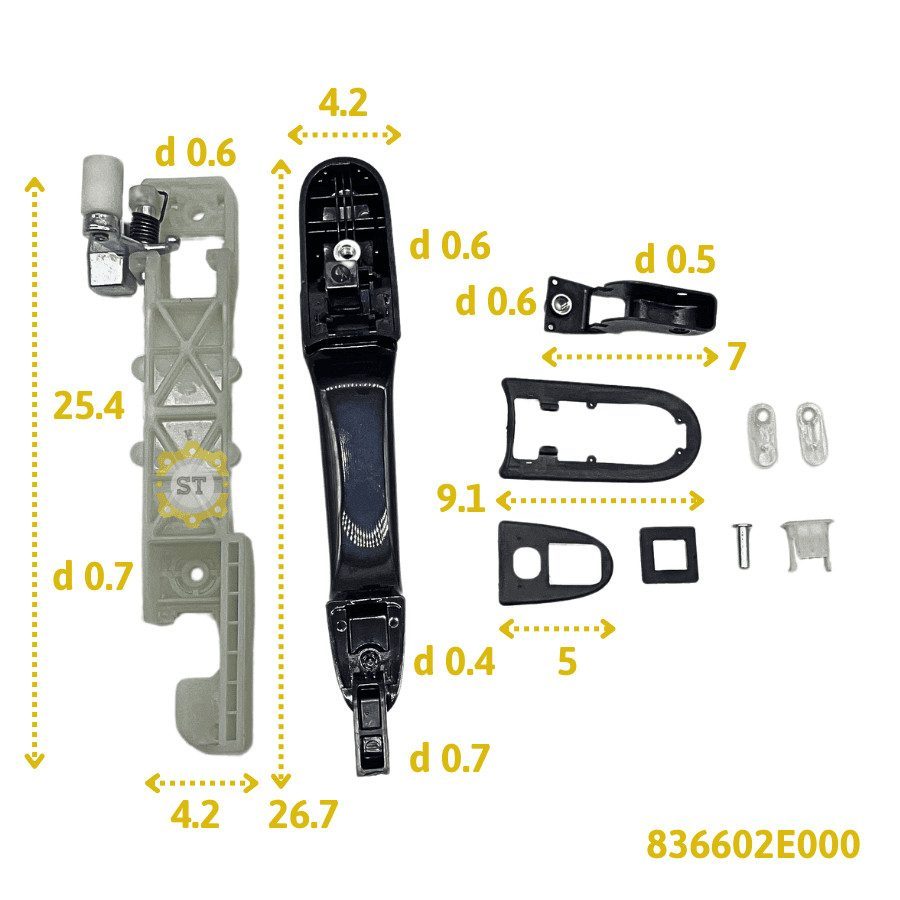 TAY MỞ CỬA NGOÀI SAU HYUNDAI TUCSON 836502E000 / 836602E000 10 TAY MỞ CỬA NGOÀI SAU HYUNDAI TUCSON 836502E000 / 836602E000
