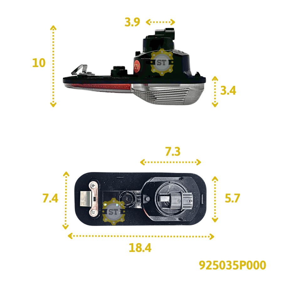 Đèn xi nhan tai xe HD EX8 LH 925035P000 2 Đèn xi nhan tai xe HD EX8 LH 925035P000