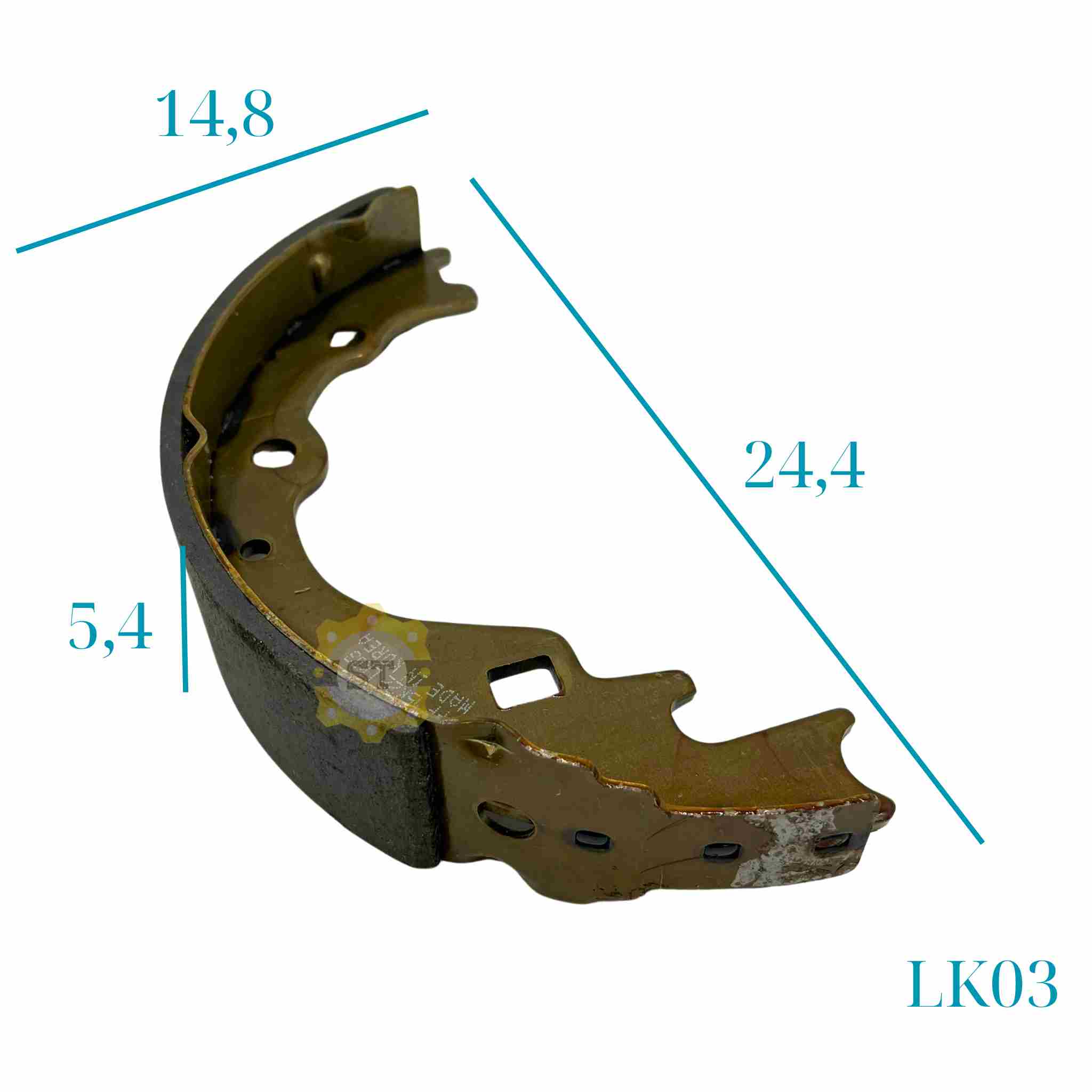 Má phanh KIA BOGOIII 1T sau SA044 - LK03 (K200-K250) LK03 9 Má phanh KIA BOGOIII 1T sau SA044 - LK03 (K200-K250) LK03 - Ảnh 9